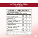 Mistura para Bolo Red Velvet MyDream. Sem glúten e sem lactose