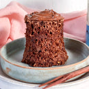 Bolo de Caneca Brigadeiro. Sem glúten, sem adição de açúcar e sem lactose